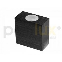 Dekorativní svítidlo nástěné LED VARIO DOUBLE 3LED 2x3W(700mA) černé teplá bílá Panlux