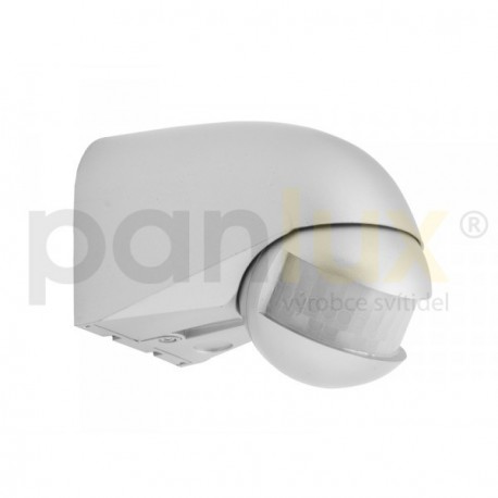 Panlux SENZOR PIR IP44 pohybové čidlo 180°, stříbrná Panlux SL2300/CH