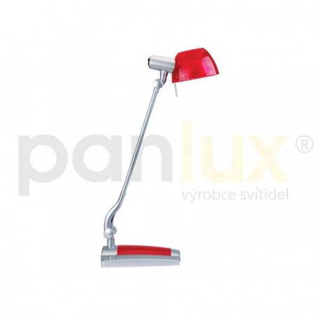 AKCE - Panlux GINEVRA UNO stolní lampička, červená Panlux STG1/R