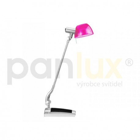 AKCE - Panlux GINEVRA UNO stolní lampička, růžovo-černá Panlux STG1/PC