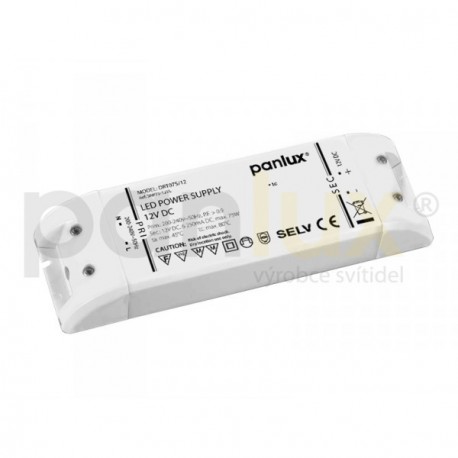 Panlux LED DRIVER TENKÝ 75W 12V DC Panlux DRT075/12