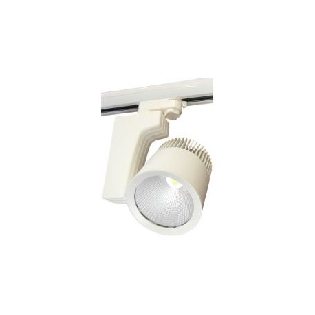 LED reflektor na lištu AURA 40W, bílá,  4100lm, neutrální bílá 4000K (884160)