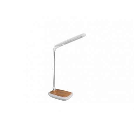 Panlux DIPLOMAT stolní lampička s bezdrátovým nabíjením, světlé dřevo