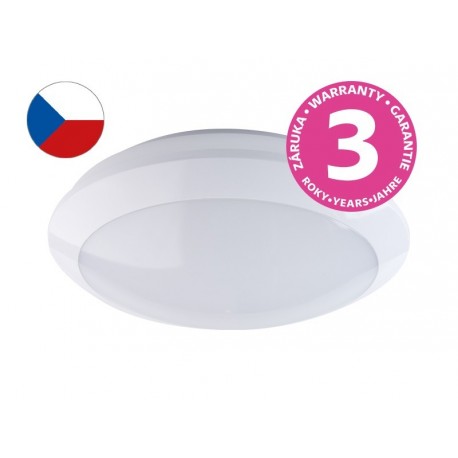 Panlux ZEUS LED S NM přisazené stropní a nástěnné kruhové svítidlo16W, radar sensor a nouzový modul IP65 PN32300006