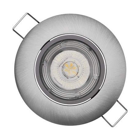 EMOS LED bodové svítidlo Exclusive stříbrné, 5W teplá bílá ZD3221