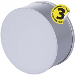 EMOS LED přisazené svítidlo, kruh stříbrná 17W teplá bílá