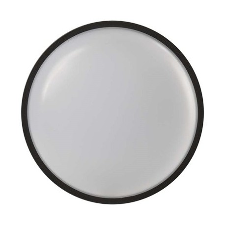 EMOS LED přisazené svítidlo černé, IP65 kruh 20W teplá bílá