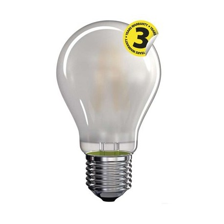 EMOS LED žárovka Filament matná A60 A++ 8,5W E27 teplá bílá Z74275