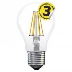 EMOS LED žárovka Filament A60 A++ 6W E27 neutrální bílá