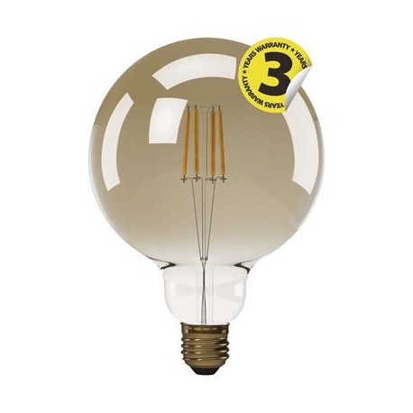 EMOS LED žárovka Vintage G125 4W E27 teplá bílá+ Z74303
