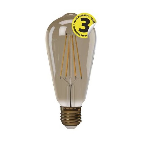 EMOS LED žárovka Vintage ST64 4W E27 teplá bílá+ Z74302