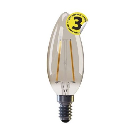 EMOS LED žárovka Vintage Candle 2W E14 teplá bílá+ Z74300