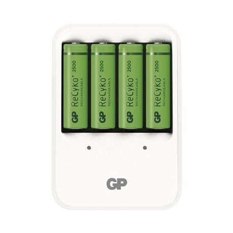 EMOS GP nabíječka baterií PB420 + 4AA GP ReCyko+ 2500 B0042