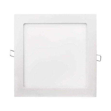 EMOS LED panel 220×220, čtvercový vestavný bílý, 18W teplá bílá
