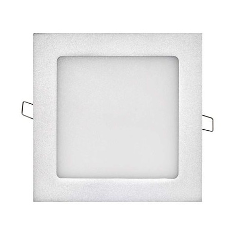 EMOS LED panel 170×170, čtvercový vestavný stříbrný, 12W neut. bílá (ZD2232) ZD2232