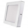 EMOS LED panel 170×170, přisazený stříbrný, 12W neutrální bílá (ZM6232)