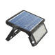 LED floodlight se solárním panelem V-TAC 0W LED Solar Floodlight Black Body 4000K, VT-787-10