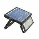 LED floodlight se solárním panelem V-TAC 10W LED Solar Floodlight Black Body 4000K, VT-787-10