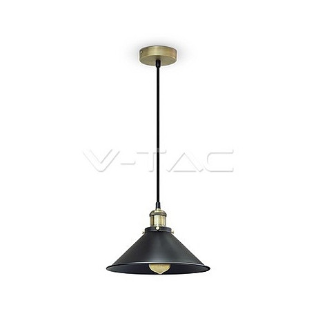 Metal Pendant Light Black, VT-7424 SKU3753