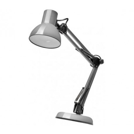 Emos Stolní lampa LUCAS na žárovku E27, tmavě šedá Z7609G Z7609G