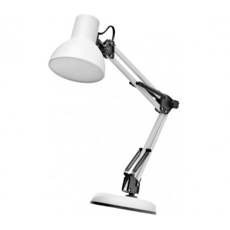 Emos Stolní lampa LUCAS na žárovku E27, bílá Z7609W Z7609W