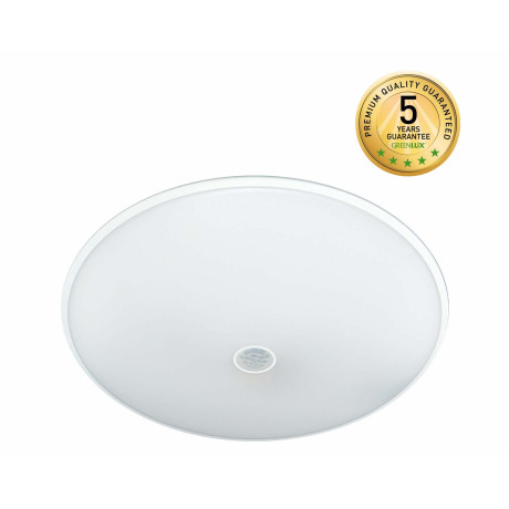 GREENLUX VISTA PIR 15W NW 1350/1750lm - LED svítidlo s PIR senzorem (  GXPS210v2)
