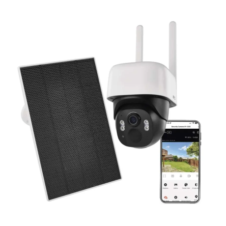 EMOS GoSmart Venkovní bateriová kamera IP-1200 WASP s WiFi a solárním panelem